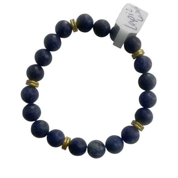 Lapis lazuli gemstone bracelet - Picture 5 of 5